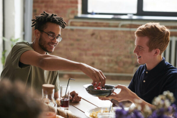 sharing food