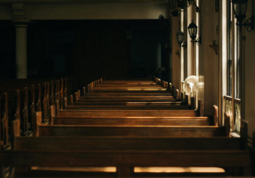 church pews